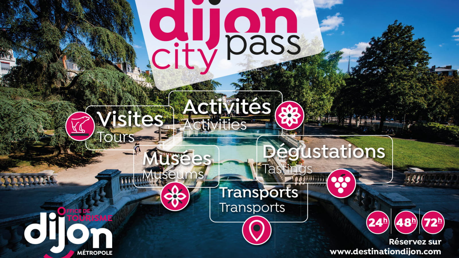 Dijon City Pass 24h, 48h ou 72h